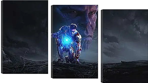 Модульная картина - Железный человек. Iron Man