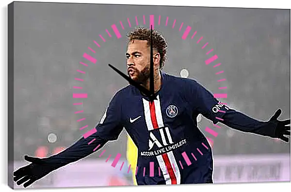 Часы картина - Неймар. Neymar