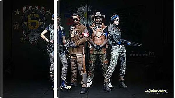 Модульная картина - Cyberpunk 2077