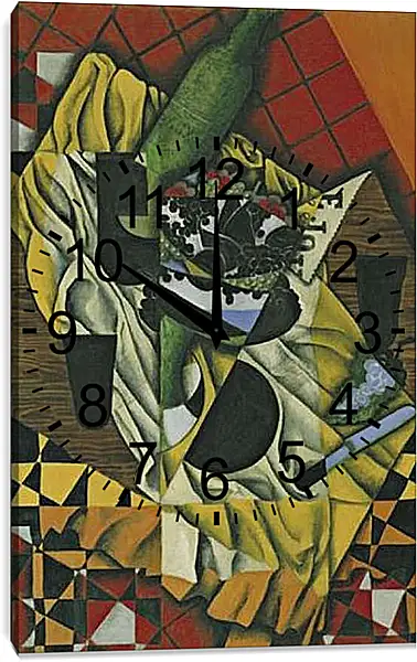 Часы картина - Grapes. Хуан Грис