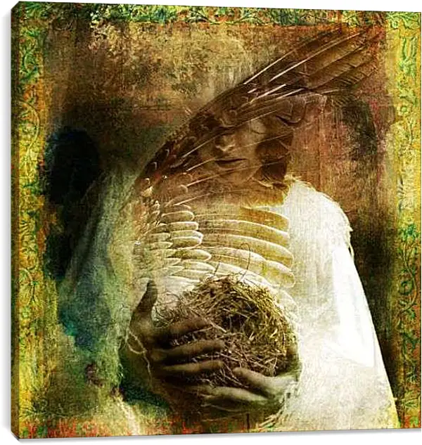 Постер на подрамнике - The Bird Madonna. Сальвадор Дали