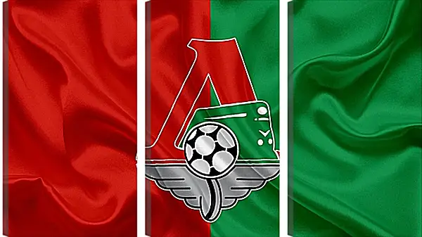 Модульная картина - Эмблема ФК Локомотив Москва