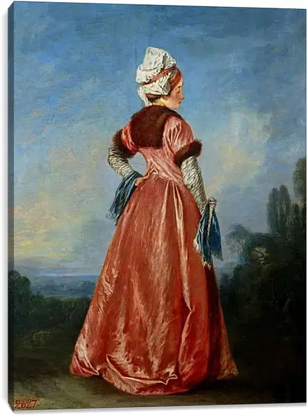 Постер на подрамнике - Полька. Жан Антуан Ватто