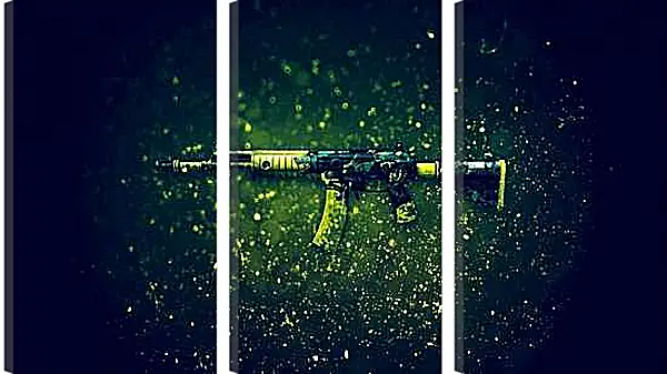 Модульная картина - Оружие КС ГО