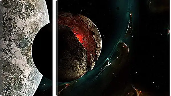 Модульная картина - Космос