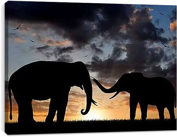 Постер на подрамнике - Африка