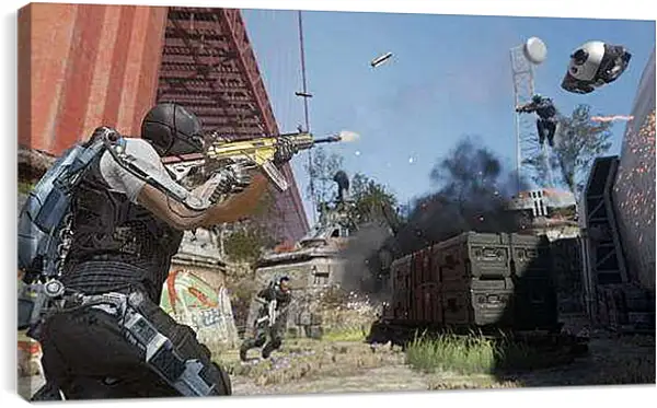 Постер на подрамнике - Call Of Duty: Advanced Warfare