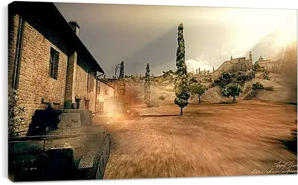 Постер на подрамнике - World Of Tanks