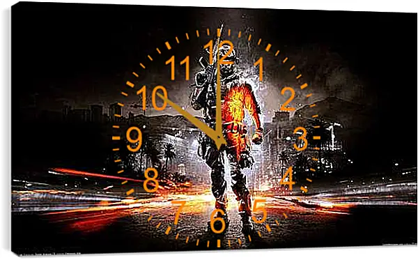 Часы картина - Battlefield 3