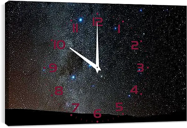 Часы картина - Космос