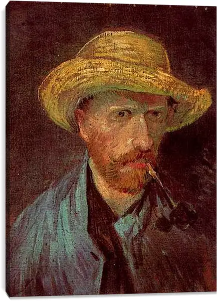 Постер на подрамнике - Автопортрет. Винсент Ван Гог