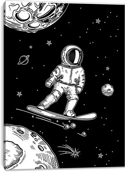 Постер на подрамнике - Астронавт