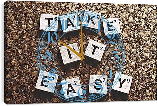 Часы картина - Не принимайте близко к сердцу