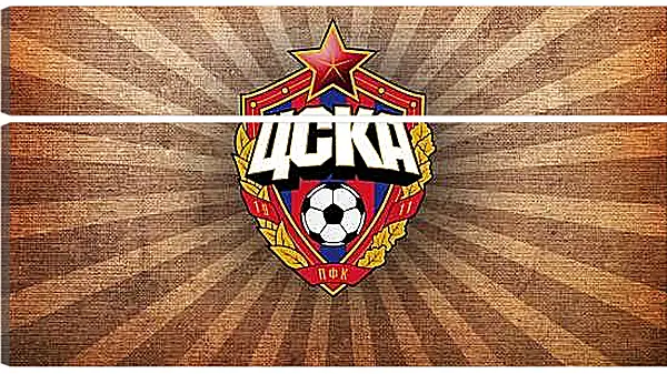 Модульная картина - Эмблема ФК ЦСКА Москва