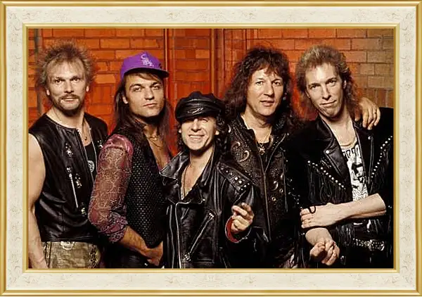 Картина в раме - Скорпионс. Scorpions