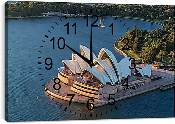 Часы картина - Сиднейский оперный театр 1. Австралия