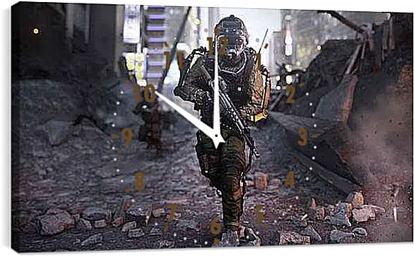 Часы картина - Call Of Duty: Advanced Warfare