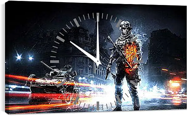 Часы картина - Battlefield 3