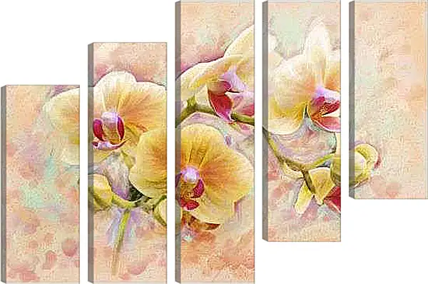 Модульная картина - Орхидеи