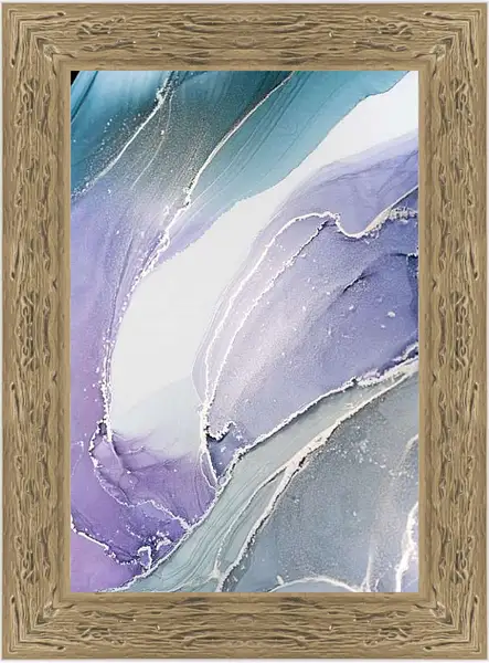 Картина в раме - Abstraction violet2. Mari Dein