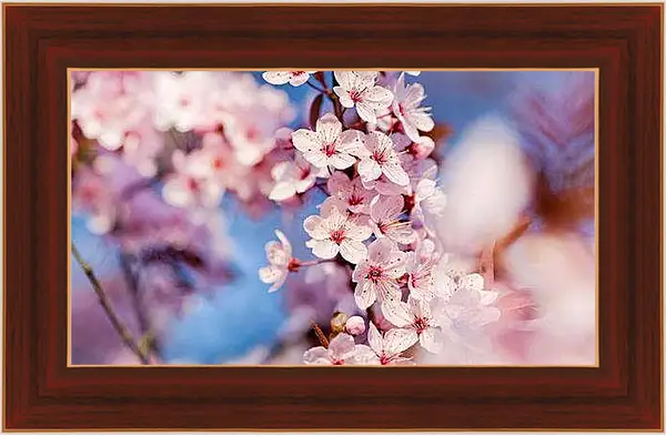 Картина в раме - Весна