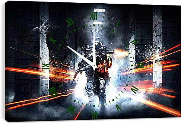 Часы картина - Battlefield 3