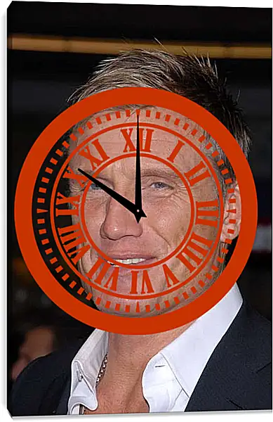 Часы картина - Дольф Лундгрен. Dolph Lundgren