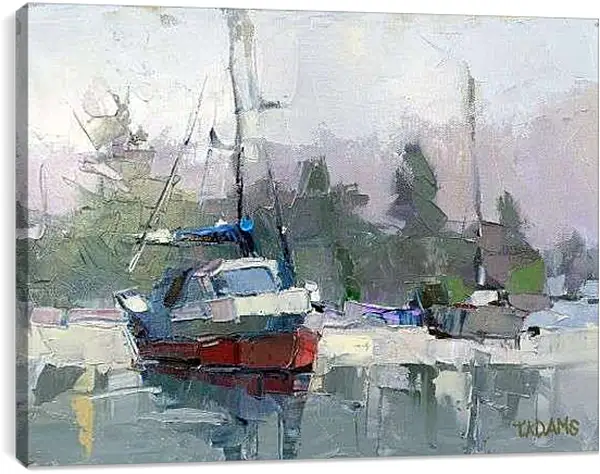 Постер на подрамнике - Лодки