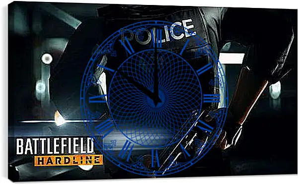 Часы картина - Battlefield: Hardline