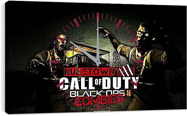 Часы картина - Call Of Duty: Black Ops II