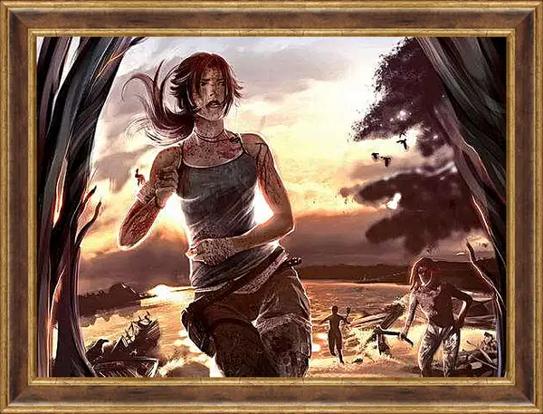 Картина в раме - Tomb Raider