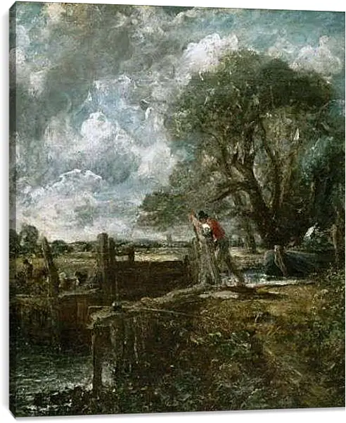 Постер на подрамнике - The Lock. Джон Констебл