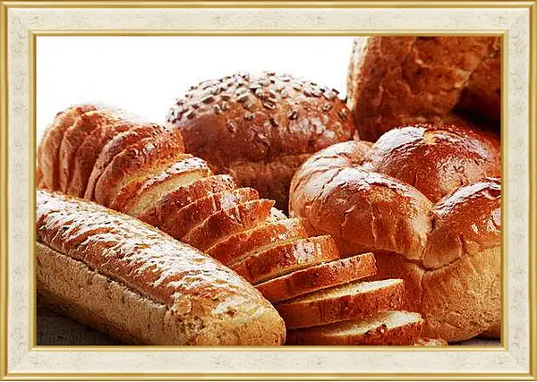 Картина в раме - Выпечка. Аромат свежести.