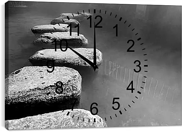 Часы картина - Камни
