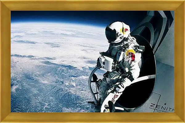 Картина в раме - Космонавт на орбите