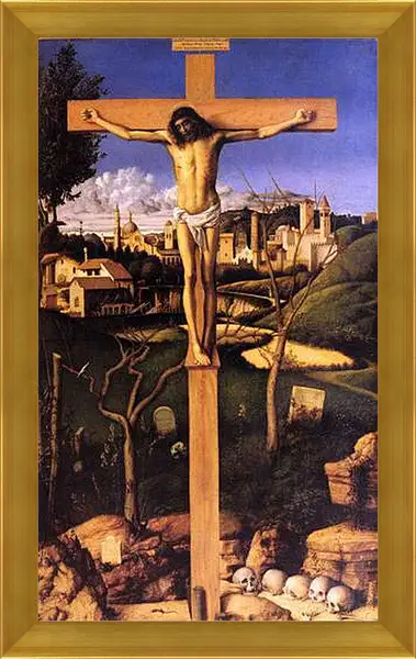 Картина в раме - The Crucifixion. Джованни Беллини