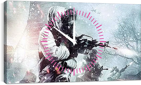 Часы картина - Call Of Duty: Black Ops