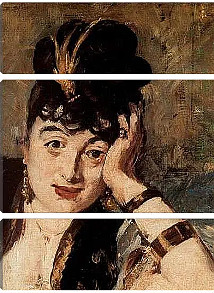 Модульная картина - Woman with Fans (Detail). Эдуард Мане