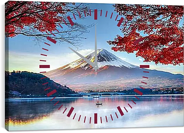 Часы картина - Гора Фудзияма 1. Япония