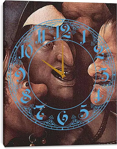 Часы картина - Christ Carrying the Cross. Иероним Босх