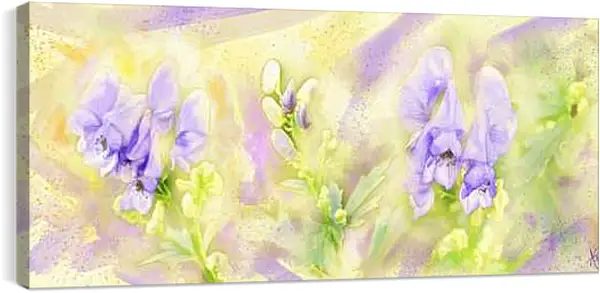 Постер на подрамнике - Ирисы