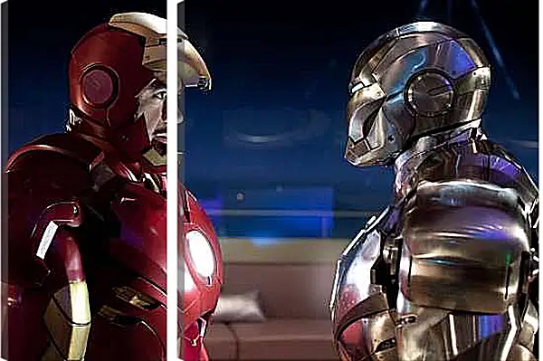 Модульная картина - Железный человек. Iron Man