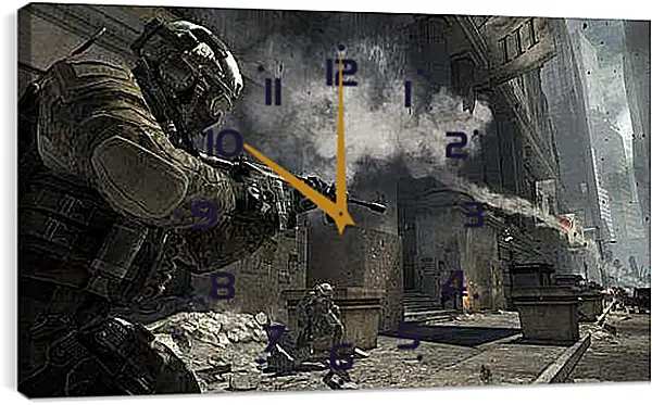 Часы картина - Call Of Duty