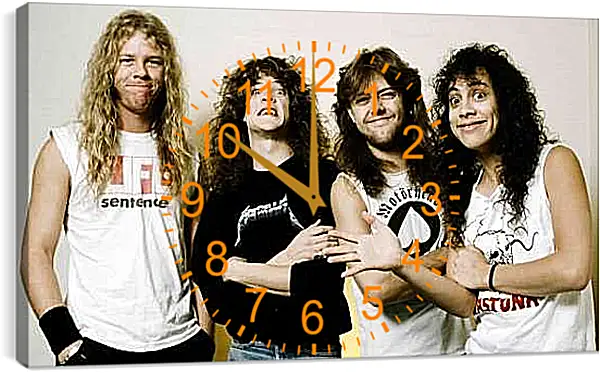 Часы картина - Металлика. Metallica