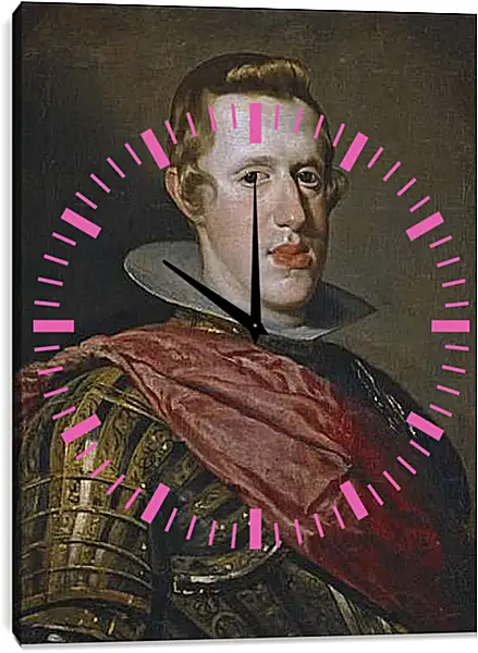 Часы картина - Felipe IV. Диего Веласкес