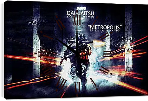 Часы картина - Battlefield 3