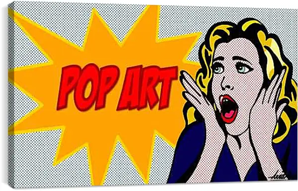 Постер на подрамнике - Поп-арт