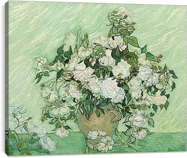 Постер на подрамнике - Розы. Винсент Ван Гог