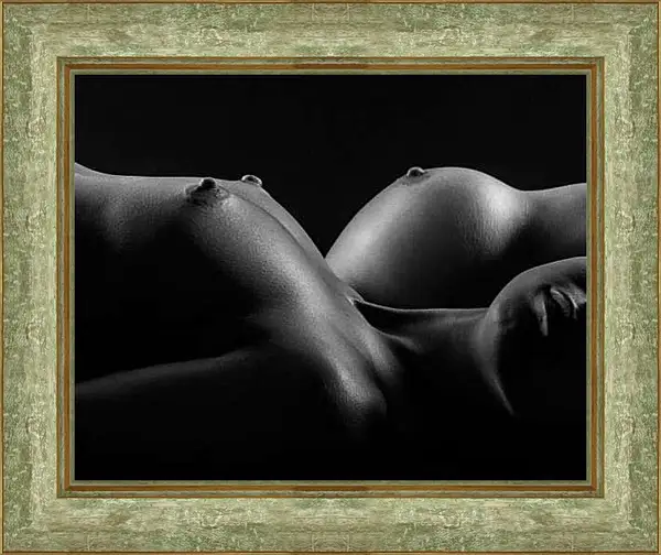 Картина в раме - Груди девушек