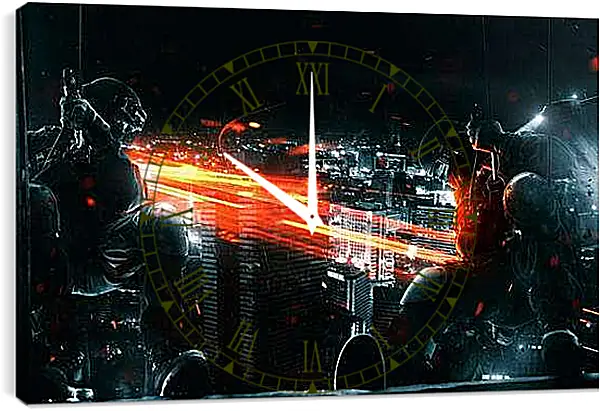 Часы картина - Battlefield 3